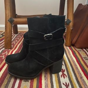 Clark’s Doris Black Suede Boots